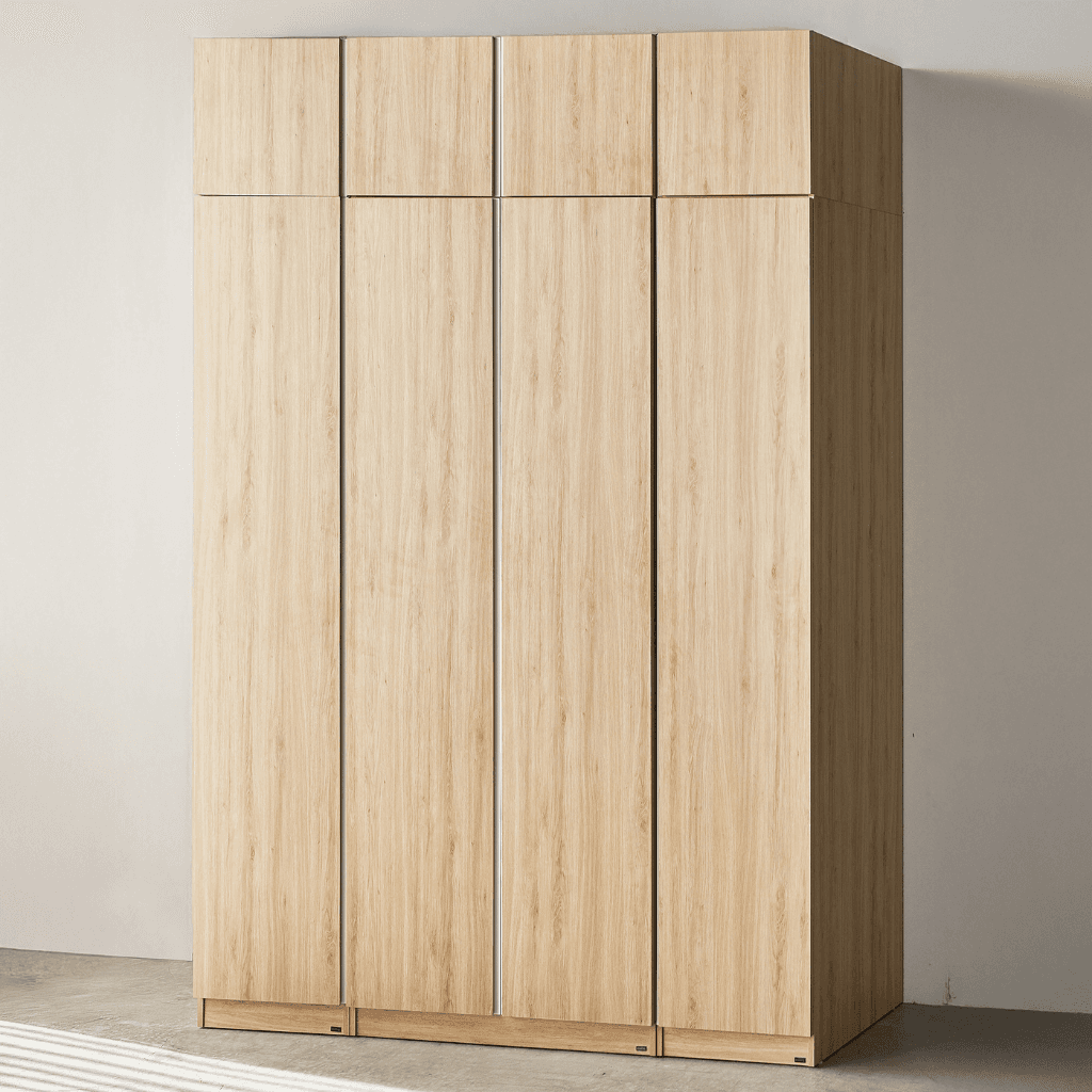 Set Tủ Quần Áo Kèm Tủ Nóc 2m5 VIENNA